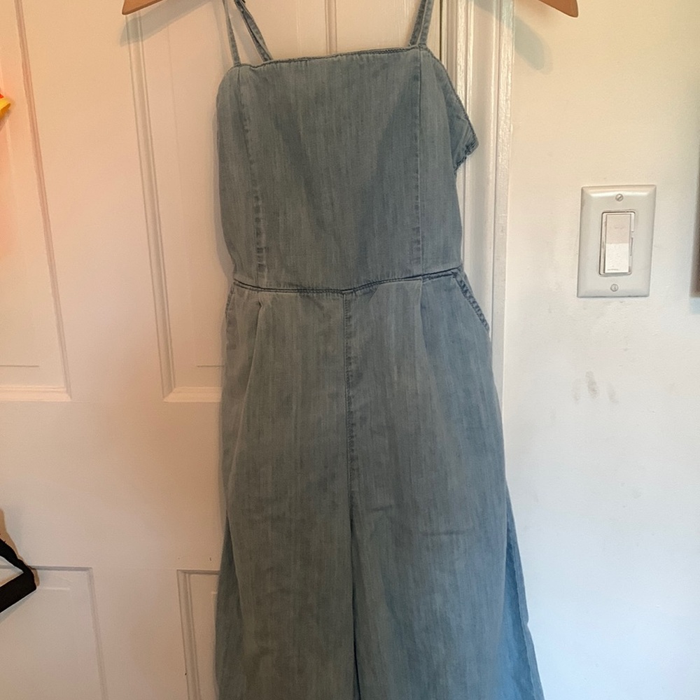 Girls Treasure and Bond light denim jumpsuit, excellent condition, size 12